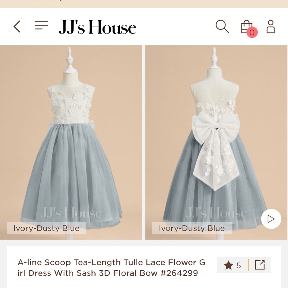 ❗️ ON SALE- 11/28❗️JJ’s House Flower Girl Dress